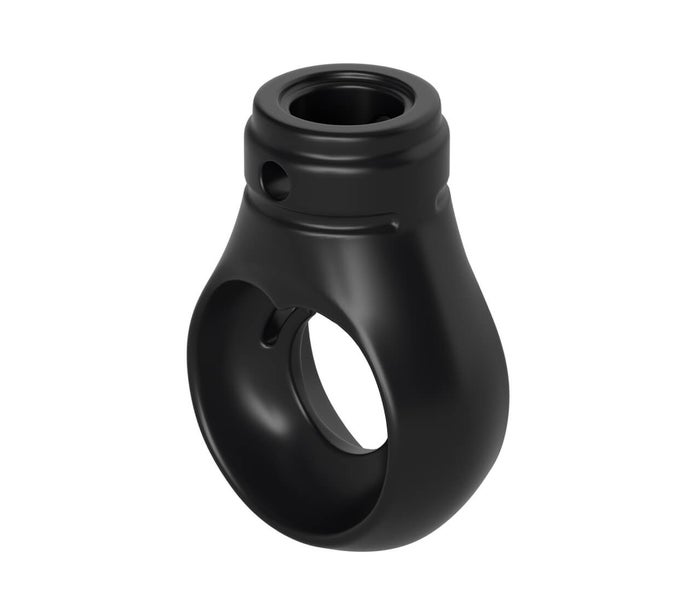 Schwarzes Lampenpendel aus Kunststoff