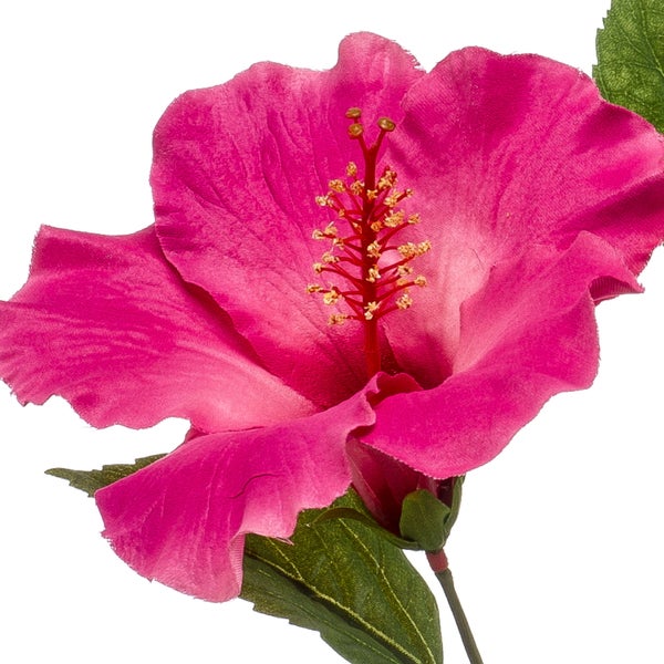 Künstliche Ruhmeskrone Gloriosa superba mit Blüten in Orange und Gelb sowie grünen Blättern.