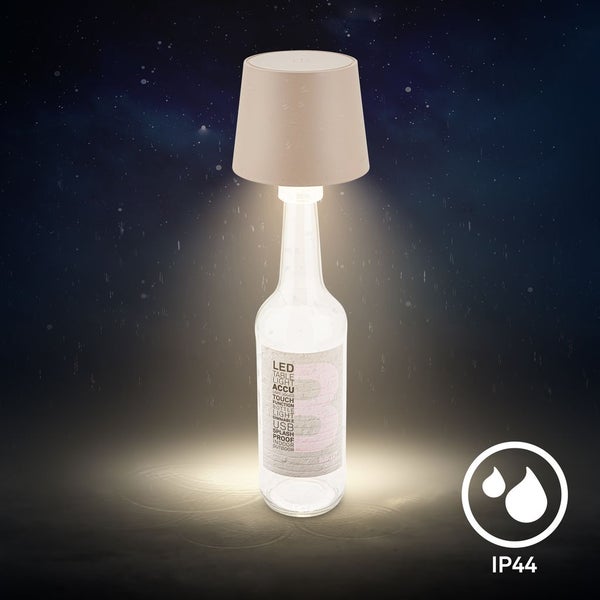 LED Flaschenlampe Flaschenlicht Tischlampe Dimmbar Touch Fernbedienung Kabellos