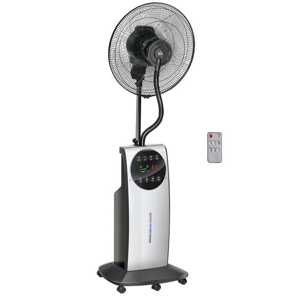 Standventilator mit Wasservernebler und Fernbedienung
