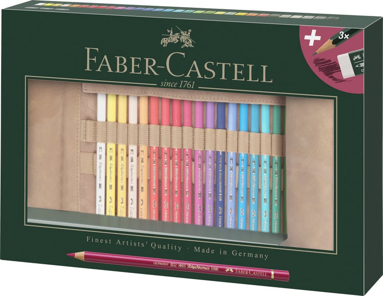 Faber-Castell Künstlerfarbstifte Polychromos 30er Stifterolle