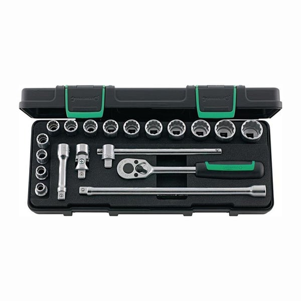 Stahlwille Steckschlüsselsatz 45/14/5i 19tlg. 3/8″ SW 8-22 mm Anzahl Zähne 30 12-kant - 96024132