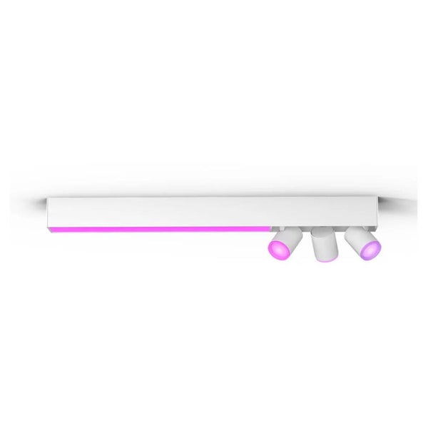 Philips Hue Bluetooth White & Color Ambiance Deckenleuchte Centris in Weiß 53,1W 3010lm 3x GU10