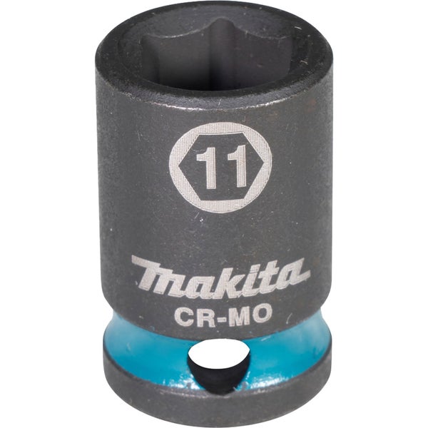 Makita E-15920 Steckschlüssel 3/8 SW11 Impact Black kurz