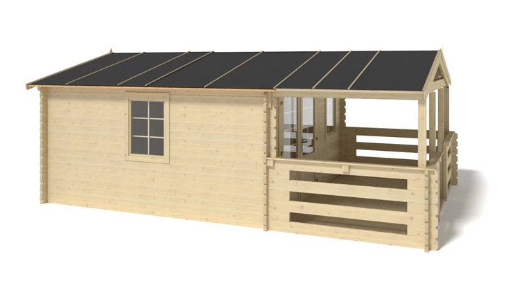 Gartenhaus, Gerätehaus 24m2 - 4x4m - 40mm