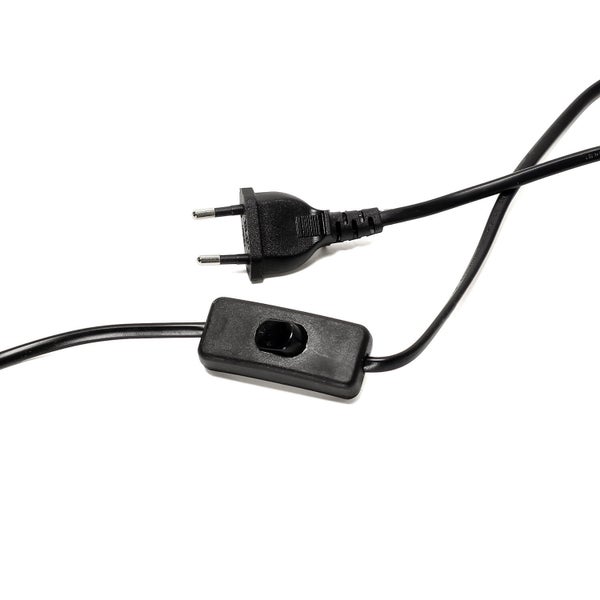 Stecker und Schalter für eine Lampe