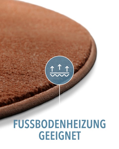 Teppich für Fußbodenheizung geeignet.