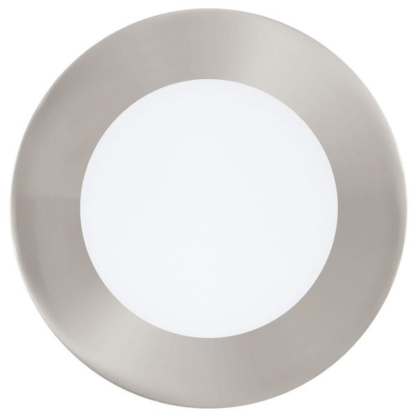 Connect LED Einbauleuchte, RGBW + Tunable White, rund, dimmbar, 120 mm, nickel-matt