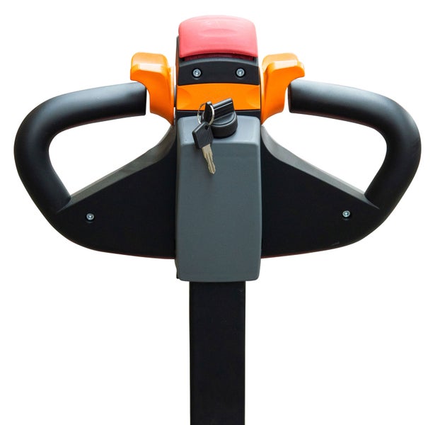 Deichselkopf eines Gabelstaplers mit Schlüssel