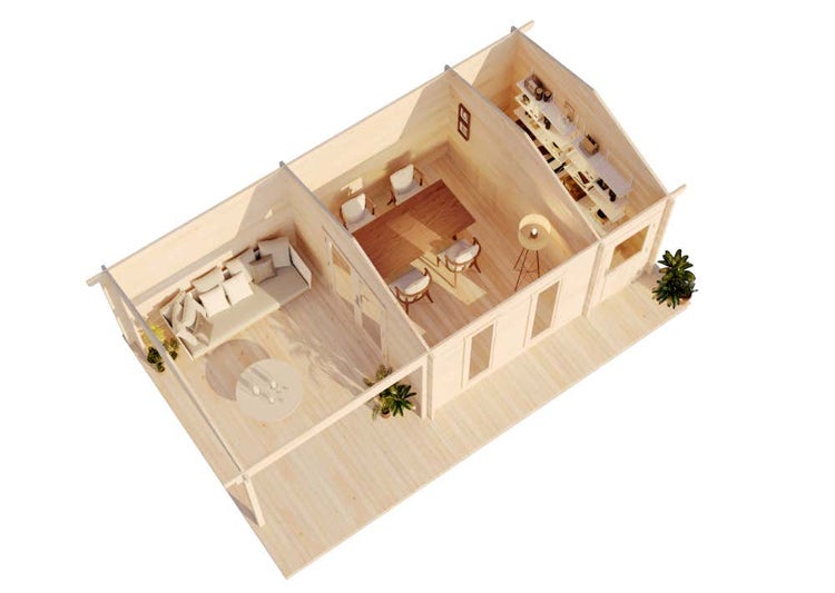 Tapete mit Marmor- und Fleckendesign