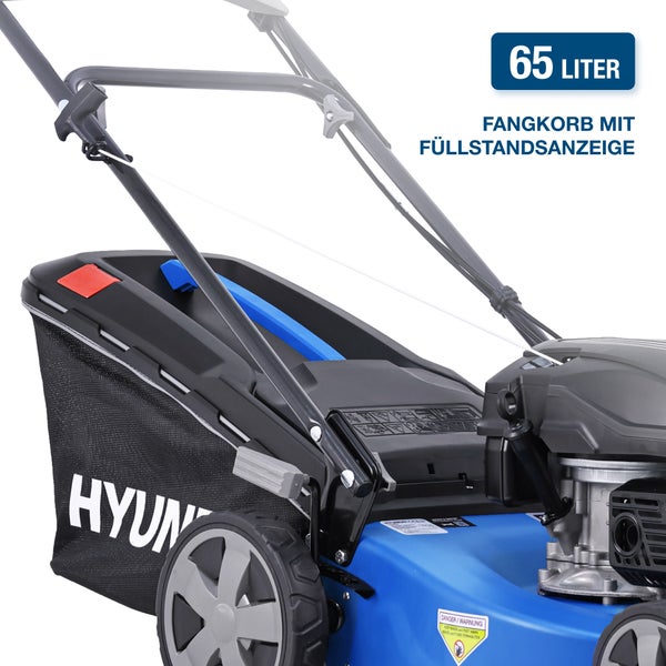 HYUNDAI Benzin-Rasenmäher LM5122G (Mulcher/Mäher mit Radantrieb, 3.9 PS Hyundai Motor)
