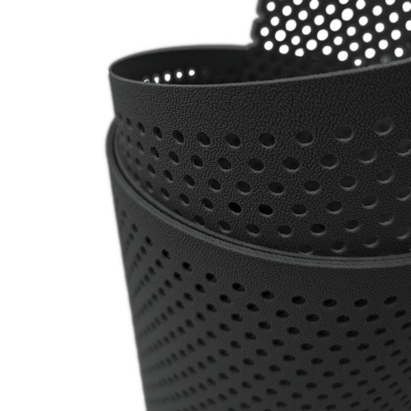 Schwarze Lochfolie im Detail