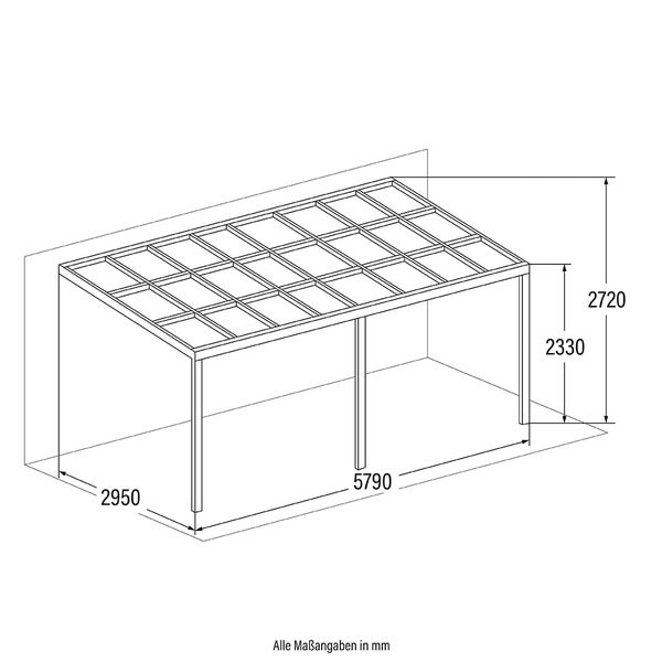 Home Deluxe - Terrassenüberdachung SOLIS DELUXE - Weiß, 579 x 295 x 233 / 272 cm - inkl. Schiebedachfunktion - inkl. Hohlkammerplatten, Montagematererial I Pergola Überdachung Terrassendach