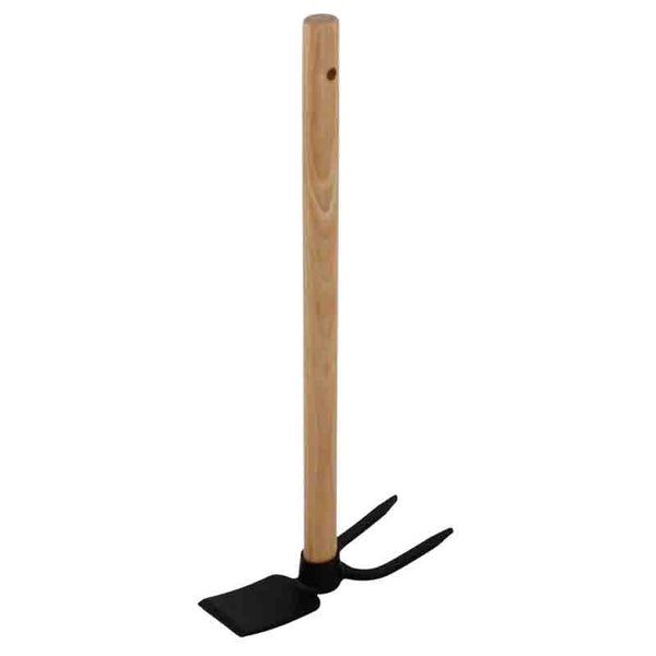 Doppelhacke (2 Zinken) mit Holzstiel
