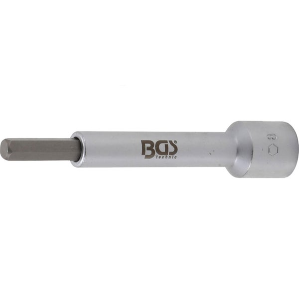 BGS Bit-Einsatz Antrieb Innenvierkant 12,5 mm (1/2) Innensechskant 8 mm - 2087-H8