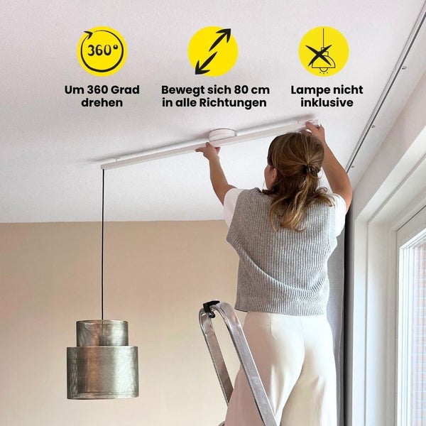 Lightswing® Single - Mattweiß - 90cm
