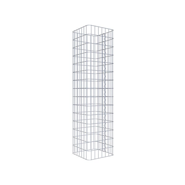 Gabionensäule 37 x 37 cm, MW 5 x 10 cm eckig - Höhe: 1,50 m