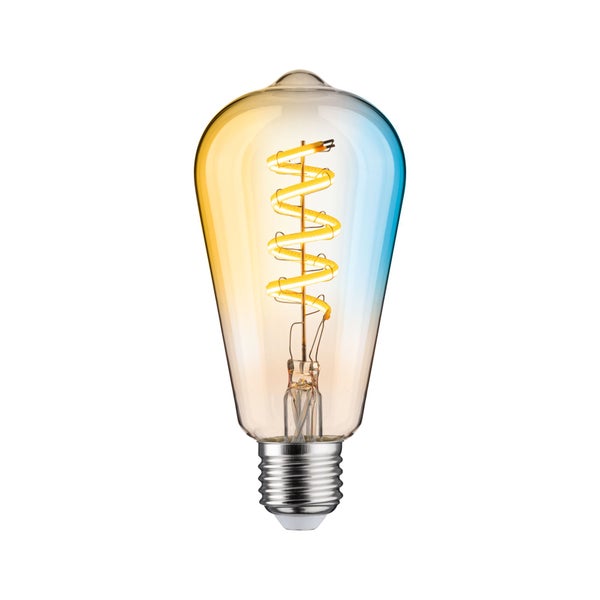 Filament 230V Smart Home Zigbee 3.0 LED Kolben ST64 E27 600lm 7,5W Tunable White dimmbar Gold