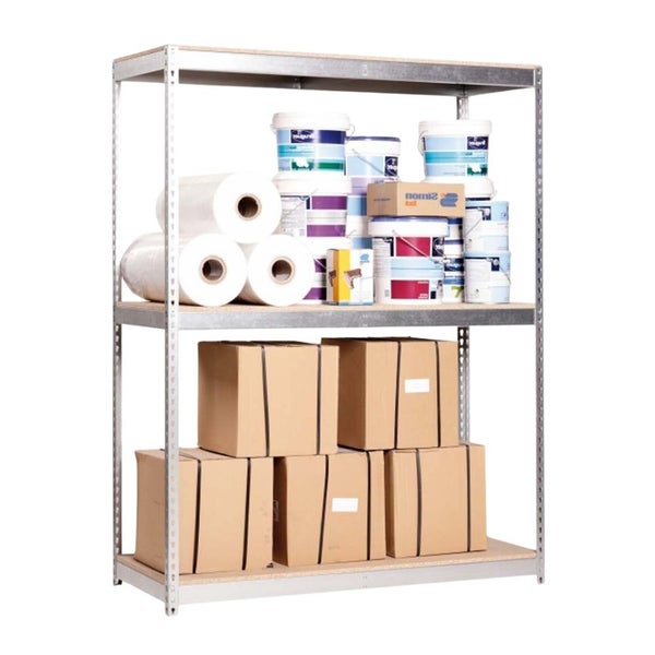 PROREGAL Schwerlastregal Big Wood Yeti Three HxBxT 200 x 180 x 60 cm Fachlast 400 kg Verzinkt