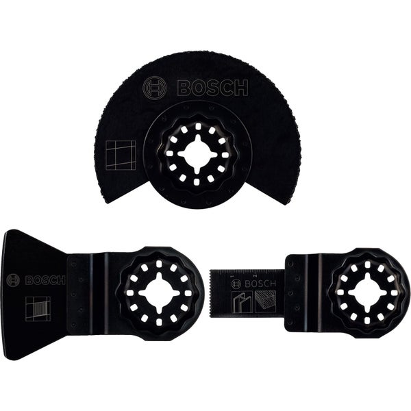 Bosch Logo Oszillierendes Sägeblatt Set für Multifunktionswerkzeuge