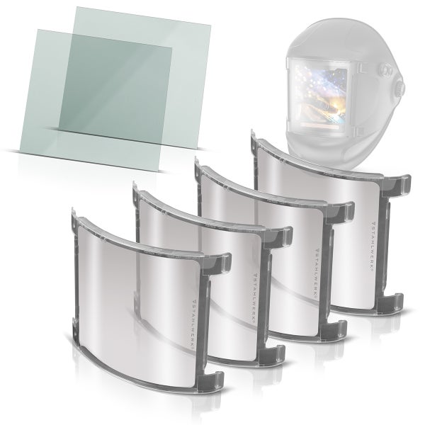 Schweißhelm Zubehör mit Vorsatzscheiben und Schutzgläsern