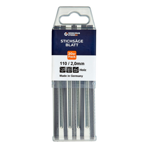 WS24 20x CV-Stichsägeblatt geschliffen/konisch GL 132 VL 110 mm sauber/splitterfrei - WS24-100029