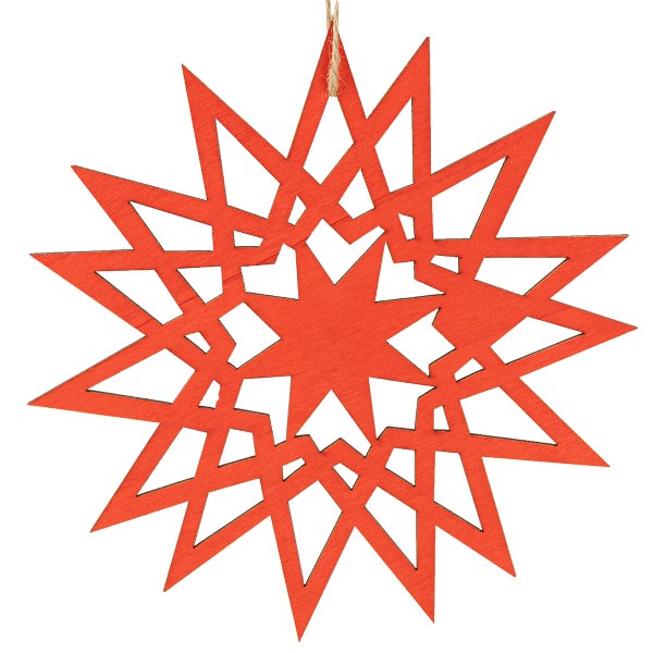 Dekorativer Holzstern zum Aufhängen