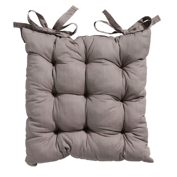 Sitzkissen Tuscany Basic taupe - ca. 46x46 cm - 4er-Set