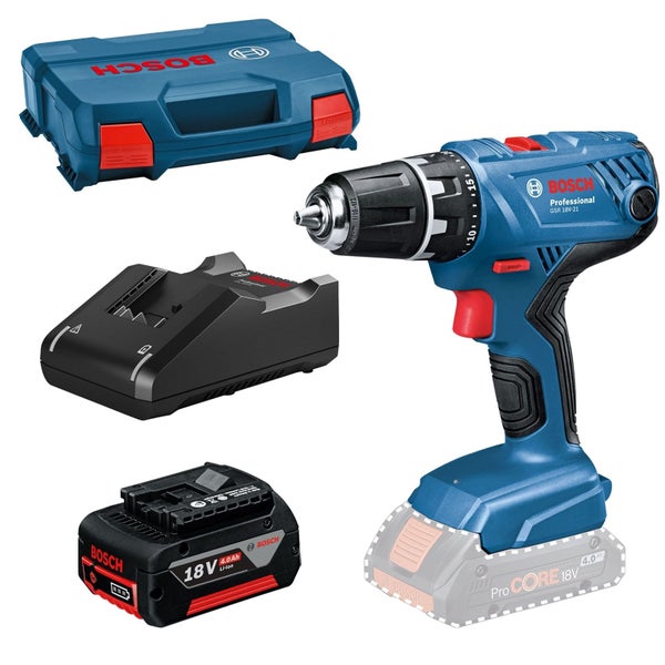 Bosch Akku-Bohrschrauber GSR 18V-21 mit Zubehör