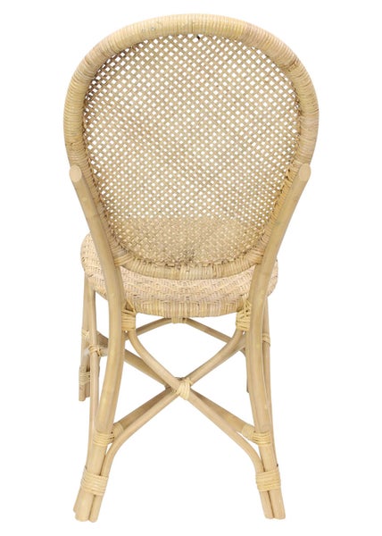 FRANK FLECHTWAREN | Rattanstuhl Bistro, RATTAN, ca. 49 x 52 x 95 cm, Sitzfläche 43 x 44 cm