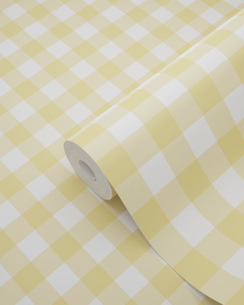 Tapetenrolle mit Karomuster