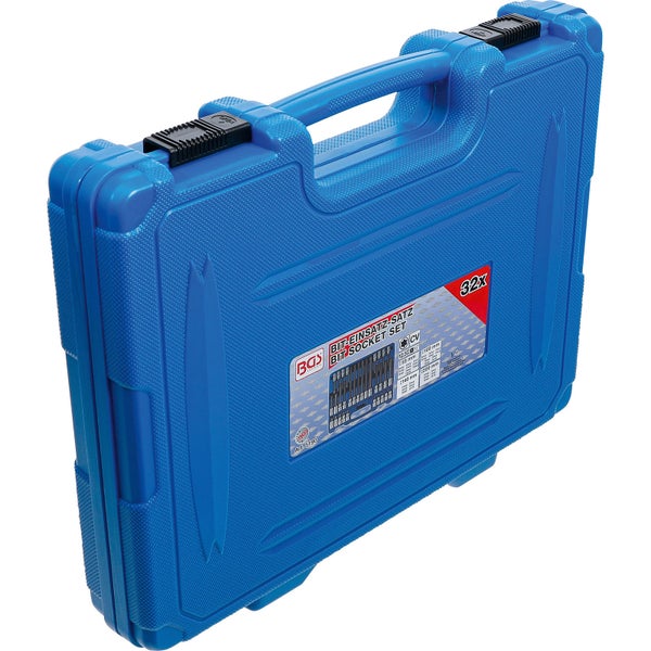 BGS Bit-Einsatz-Satz Antrieb Innenvierkant 12,5 mm (1/2) TP-Profil (für Torx Plus) TP20 - TP70 32tlg. - 5190