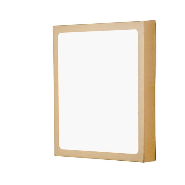 LED Deckenleuchte Lero 23 x 23 cm Gold 3000K 2100lm