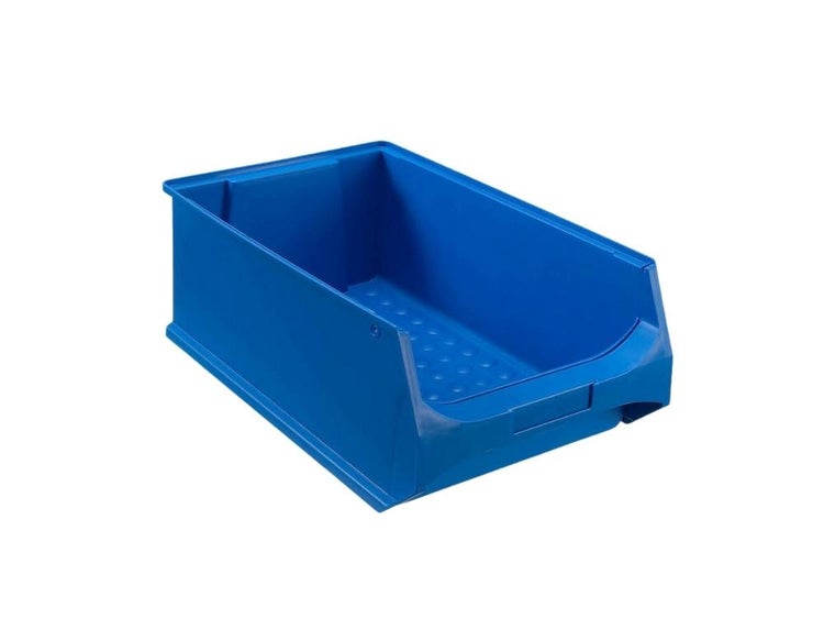 PROREGAL SparSet 5x Blaue Sichtlagerbox 5.0 HxBxT 20 x 30 x 50 cm 21,8 Liter Sichtlagerbehälter