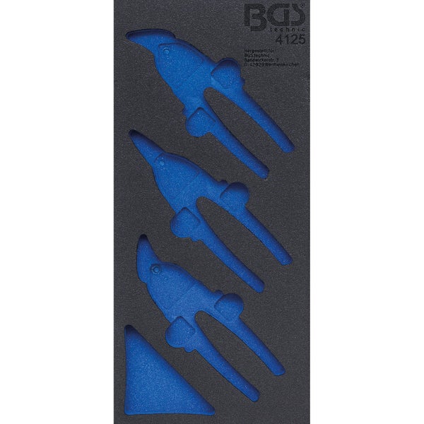BGS Werkstattwageneinlage 1/3 leer für Art. 4125 - 4125-1