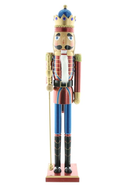 FRANK FLECHTWAREN | Nussknacker Grand, 16 x 15 x 81 cm, HOLZ