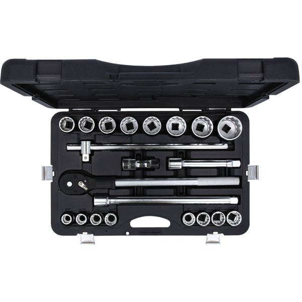 KS TOOLS 3/4 Steckschlüssel-Satz 21tlg. 12-kant - 911.0751