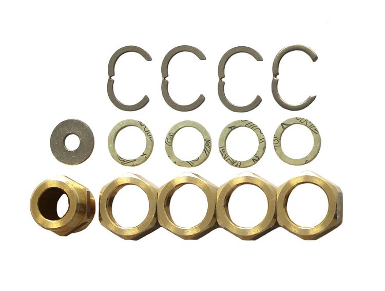 NMC Verschraubung set, Schraubensatz für Solar-Tube ECO, DN16