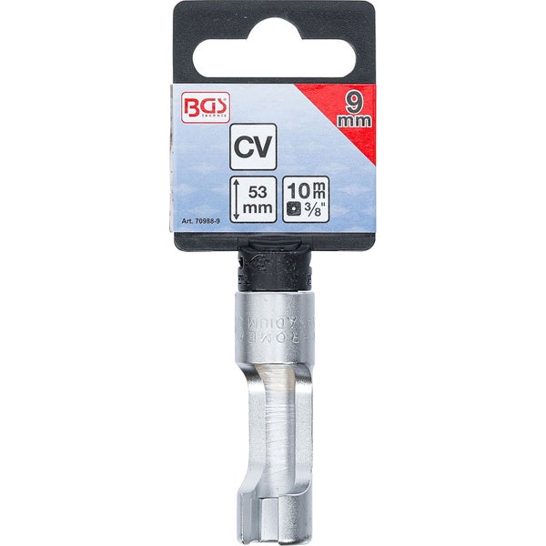 BGS Technic Steckschlüssel-Einsatz, 9 Millimeter, Chrom-Vanadium-Stahl