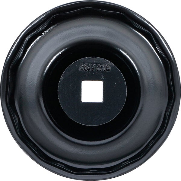 BGS Ölfilterschlüssel 15-kant Ø 75 - 77 mm für Audi / Ford / Isuzu / Mercedes-Benz / Opel / VW - 1039-75-77