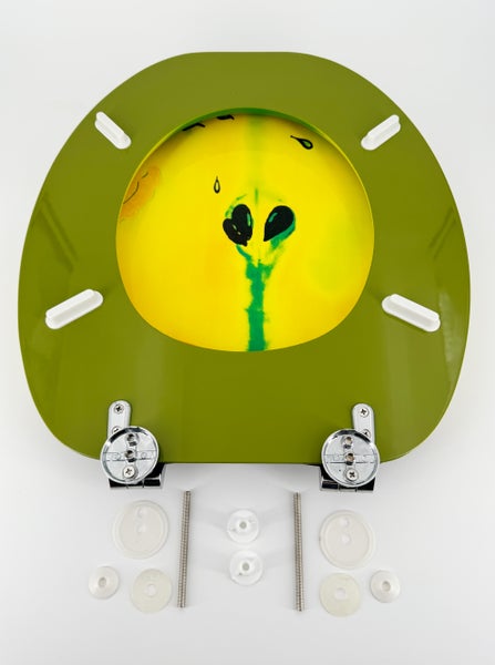 ADOB Design WC Sitz Apple, Holzkern lackiert, verstellbare Metallscharniere, universalpassend