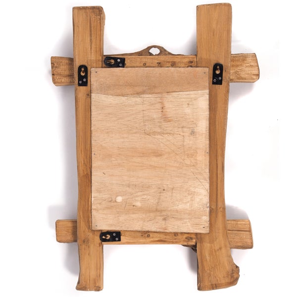 Wandspiegel  VINTAGE TEAK Treibholz, 45x60 cm naturfarben