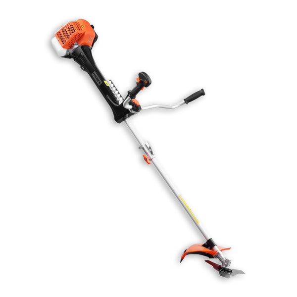 FUXTEC Profi Benzin Motorsense FX-PS162 - 62ccm | 8,6kg | mit Faden + Messer | mit Komfort-Tragegurt | 3,5PS | 2-Takt | 3000 U/min