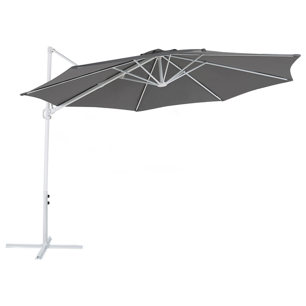 Ampelschirm 295 cm SAVONA II Dunkelgrau