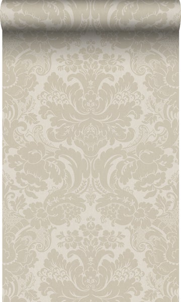 Origin Wallcoverings Tapete Ornamente Beigebraun - 53 cm x 10,05 m - 347038