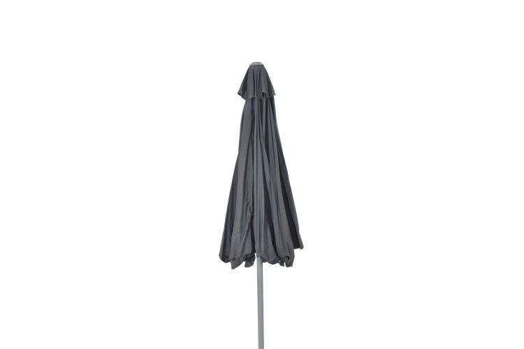 Sonnenschirm, rund 230 cm, grau