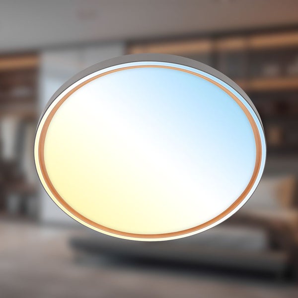 LED Deckenlampe Deckenleuchte Wohnzimmer Dimmbar Fernbedienung CCT Flur