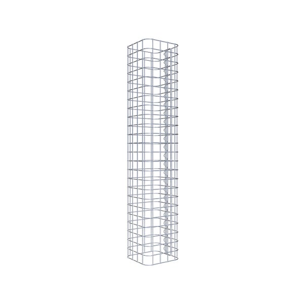 Gabionensäule 22 x 22 cm MW 5 x 5 cm eckig - Höhe: 1,20 m
