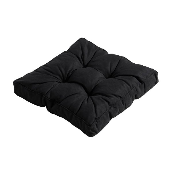 Sitzkissen Florance Panama schwarz - Ca. 47x47 cm - 4er-Set