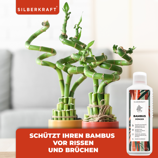 SILBERKRAFT Bambus Bio-Dünger – 1 Liter